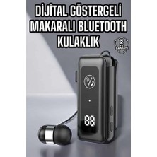 Rory Kablolu Makaralı Bluetooth Kulaklık Uzun Pil Ömrü Dijital Göstergeli