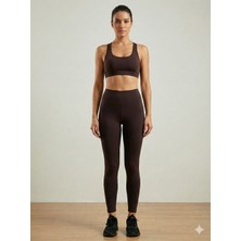 Şardonlu Yüksek Bel Toparlayıcı Tayt