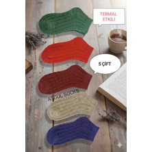 Asgül Socks Termal Etkili Patik Çorap Seti 5 Çift