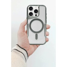 Rory Newface Iphone 14 Pro Kılıf Boyi Magsafe Silikon Kapak - Siyah