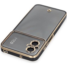 Rory Newface Xiaomi Poco M5 Kılıf Liva Lens Silikon - Siyah