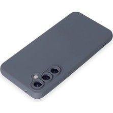 Rory Newface Samsung Galaxy S24 Kılıf Nano Içi Kadife Silikon - Gri