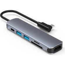 Calperia Airsky HC74CL 6 In 1 Hdmı Çevirici L Tipi