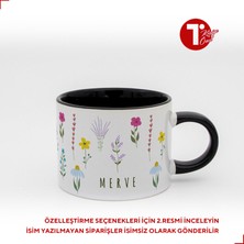 Bir Tasarım Karışık Çiçekli Isimli Sweet Fincan