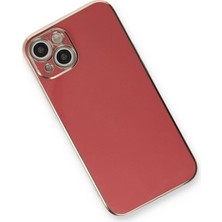 Rory Newface Iphone 13 Kılıf Volet Silikon - Kırmızı