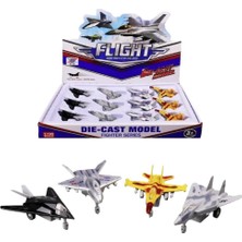 Calperia Çek Bırak Metal Mini Savaş Uçak 9 cm - K157A2 (Lisinya)