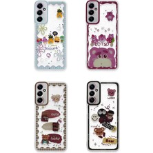 Rory Newface Samsung Galaxy A25 5g Kılıf Sweet Desenli Silikon Kapak - Pembe