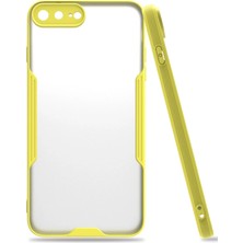 Rory Newface Iphone 7 Plus Kılıf Platin Silikon - Sarı