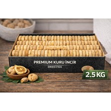 Sıralı Dizilmiş Doğal Dağ Inciri – Ekstra Kalite – Beyaz & Ballı – 2,5 kg