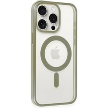 Rory Newface Iphone 15 Pro Kılıf Erozi Magsafe Kapak - Gri