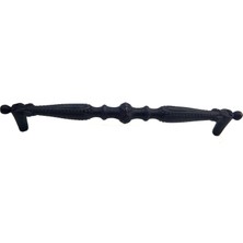 Calperia Antika Tarz Dekoratif Pirinç Yeni Sütun Mobilya Kulbu - 128MM, Oksit