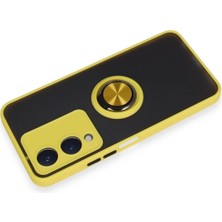 Rory Newface Vivo Y17S Kılıf Montreal Yüzüklü Silikon Kapak - Sarı