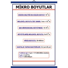 Edulab MİKRO BOYUTLAR LEVHASI (100X70 CM)