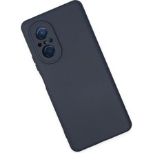 Rory Newface Huawei Nova 9 Se Kılıf Nano Içi Kadife Silikon - Lacivert