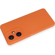 Rory Newface Vivo Y27 Kılıf Nano Içi Kadife Silikon - Turuncu
