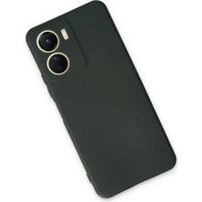 Rory Newface Vivo Y16 Kılıf First Silikon - Koyu Yeşil