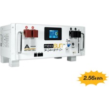 Mexxsun - Inges 25.6 Volt 100 Amper Premium Lityum Akü - 2.56 Kwh Lifepo4 Dokunmatik Batarya RK2560