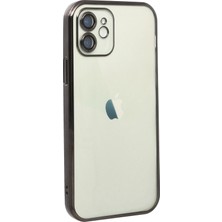 Rory Newface Iphone 12 Kılıf Razer Lensli Silikon - Siyah