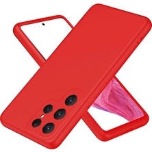 Rory Newface Samsung Galaxy S25 Ultra Kılıf First Silikon - Kırmızı