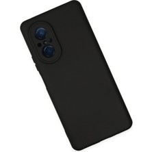 Rory Newface Huawei Nova 9 Se Kılıf Nano Içi Kadife Silikon - Siyah