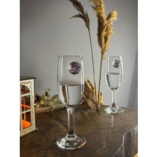 Rory Şampanya Kadehi̇ Ağaç Fi̇gürlü 2'li̇