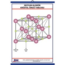 Edulab SEZYUM KLORÜR KRİSTAL ÖRGÜ MODELİ LEVHASI (70X100 CM)