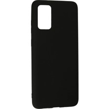 Rory Newface Samsung Galaxy S20 Plus Kılıf Nano Içi Kadife Silikon - Siyah