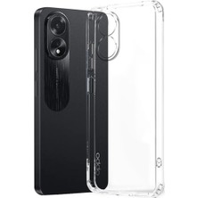 Kvy Oppo A38 Kamera Korumalı Süper Silikon Kılıf