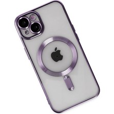 Rory Newface Iphone 14 Kılıf Kross Magneticsafe Kapak - Mor