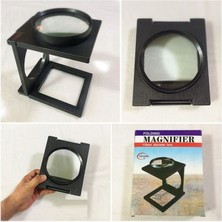 Calperia Masa Üstünde Proje Çizimi Küçük Yazı Vb Okuma Için Mükemmel 110 mm Katlanır Büyüteç