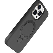 Rory Newface Apple Iphone 14 Pro Max Regal Magsafe Standlı Kapak - Titan Gri