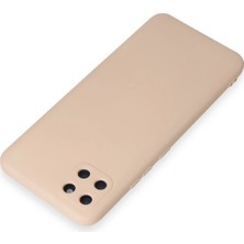 Rory Newface Realme C11 Kılıf Nano Içi Kadife Silikon - Pudra