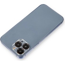 Rory Newface Iphone 12 Pro Max Metal Kamera Lens Koruma Cam - Siyah