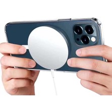 Rory Newface Iphone 16 Pro Kılıf Magneticsafe Şeffaf Silikon - Şeffaf