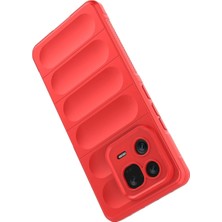 Rory Newface Xiaomi Mi 13 Pro Kılıf Optimum Silikon - Kırmızı