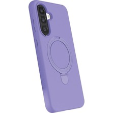Rory Newface Samsung Galaxy A26 Regal Magsafe Standlı Kapak - Lila