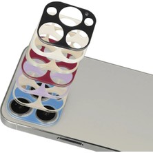 Rory Newface Iphone 13 Pro Max Rainbow Kamera Lens Koruma Cam - Rose Gold