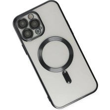 Rory Newface Iphone 13 Pro Kılıf Kross Magneticsafe Kapak - Siyah
