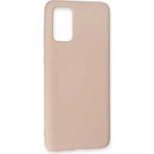Rory Newface Samsung Galaxy S20 Plus Kılıf Nano Içi Kadife Silikon - Pudra