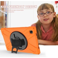 Rory Newface Samsung Galaxy T220 Tab A7 Lite 8.7 Kılıf Amazing Tablet Kapak - Turuncu