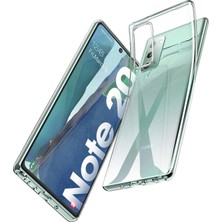 Rory Newface Samsung Galaxy Note 20 Kılıf Lüx Şeffaf Silikon