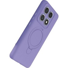 Rory Newface Xiaomi Mi 14T Pro Regal Magsafe Standlı Kapak - Lila