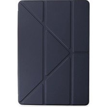 Rory Newface Samsung Galaxy P610 Tab S6 Lite 10.4 Kılıf Kalemlikli Mars Tablet Kılıfı - Lacivert