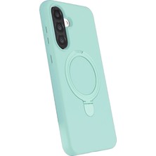 Rory Newface Samsung Galaxy A26 Regal Magsafe Standlı Kapak - Su Yeşili