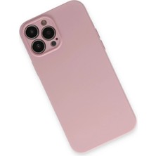 Rory Newface Iphone 13 Pro Kılıf Nano Içi Kadife Silikon - Pembe