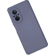 Rory Newface Huawei Nova 9 Se Kılıf Nano Içi Kadife Silikon - Gri