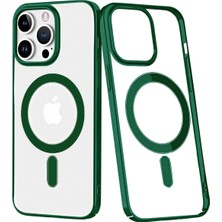 Rory Newface Iphone 14 Pro Max Kılıf Element Magneticsafe Sert Kapak - Köknar Yeşili