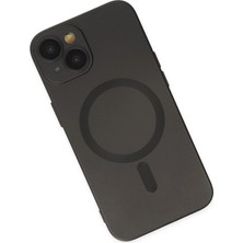 Rory Newface Iphone 14 Plus Kılıf Moshi Lens Magneticsafe Silikon - Siyah