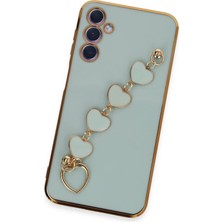 Rory Newface Samsung Galaxy A24 4g Kılıf Esila Silikon - Su Yeşili