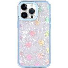 Rory Newface Apple Iphone 15 Pro Max Lumi Desenli Kapak - Mavi